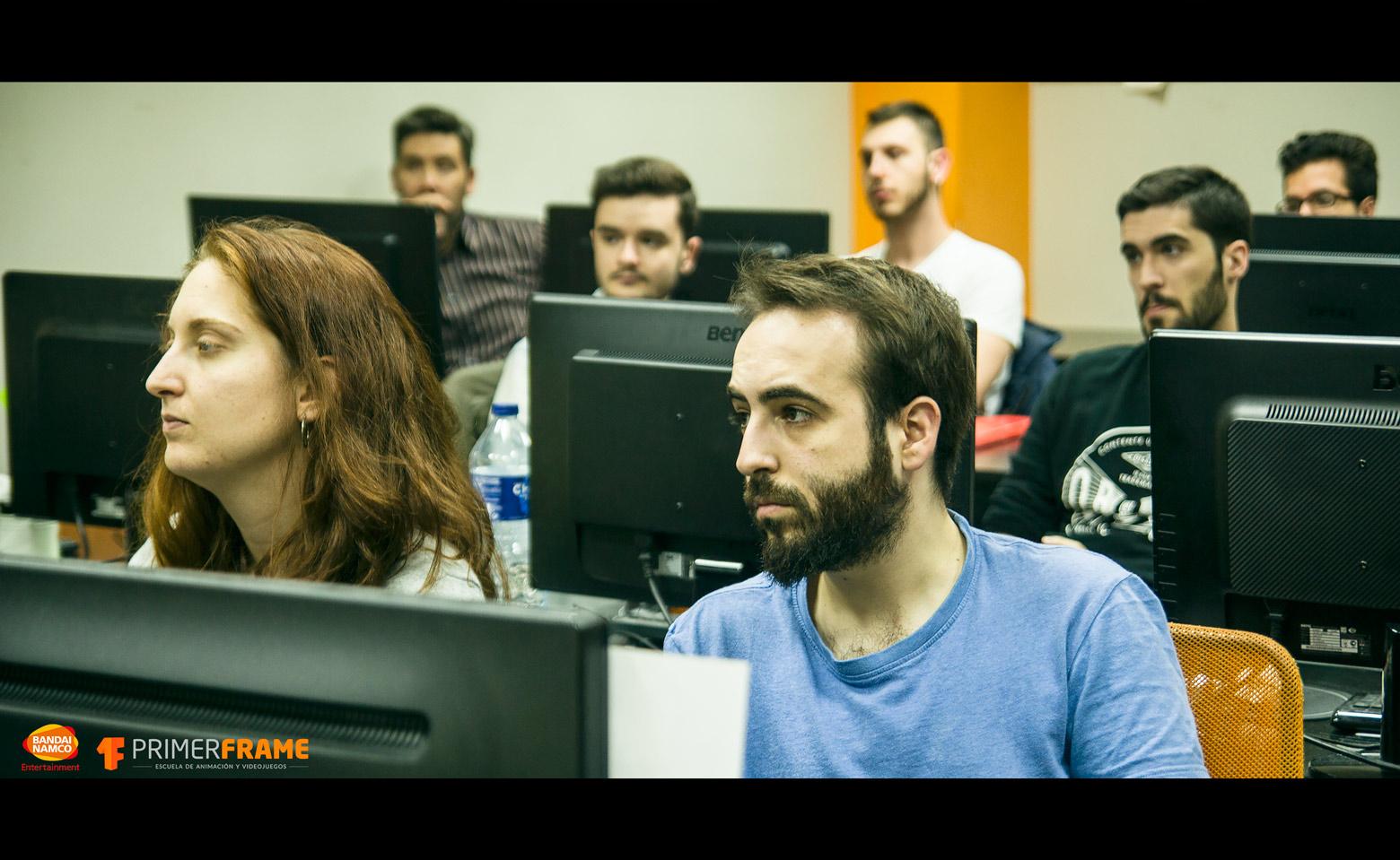 En clase de guión del Máster en Animación